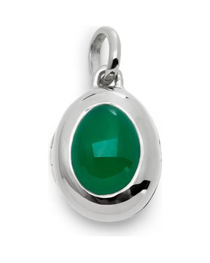 Monica Vinader Birthstone Locket Pendant - Green