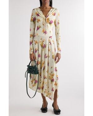 ワンピース Acne Studios DRANEE VINTAGE ROSE PRINT LONG DRESS Acne Studios Dranee Rose Print Long Dress | Lyst