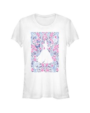 Wicked: For Good Junior's Glinda Floral And Poster T-Shirt - White