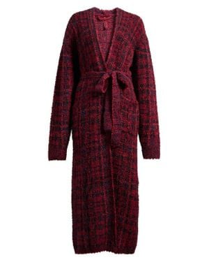 Skims Cozy Knit Robe - Red