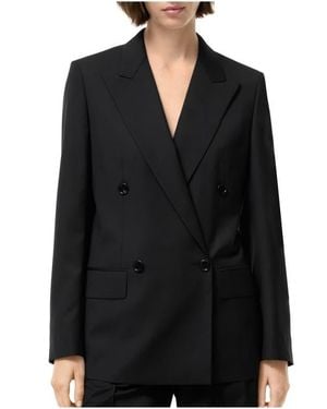 Burberry Wool Tailored Jacket - Black