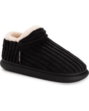 Muk Luks Aveline Slipper Bootie - Black