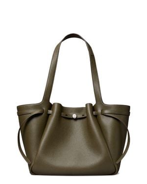 Tory Burch Romy Leather Tote - Metallic
