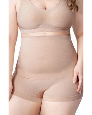 Shapermint Essentials High Waist Shaper Boyshorts - Natural