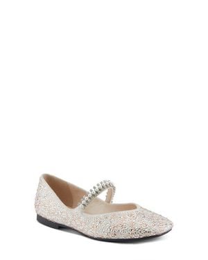 AZURA BY SPRING STEP Kailyn Mary Jane Flat - White