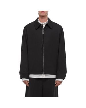 Helmut Lang Wool Gabardine Jacket - Black