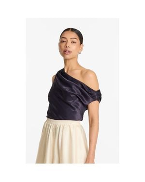 Diarrablu Alba Top Fsc Certified Viscose - Blue
