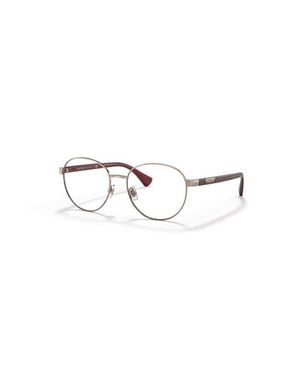 Ralph 53Mm Round Optical Glasses - Brown