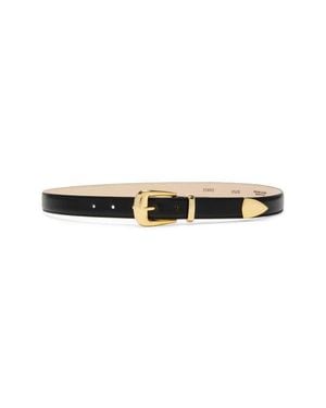AUREUM No. 16 Crocodile Texture Leather Belt - Multicolor