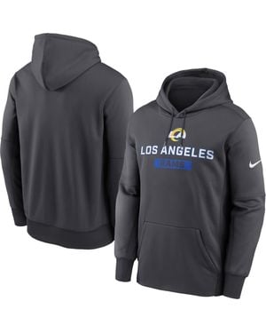 Nike Los Angeles Rams Toss Sweep Performance Pullover Hoodie - Black