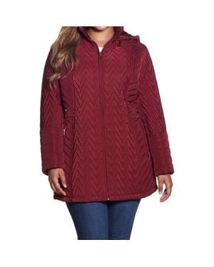 Gallery Chevron Quilt Jacket - Red
