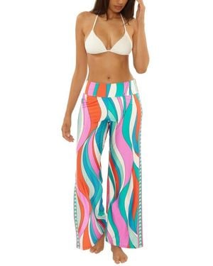 Trina Turk Apollo Cover-Up Pants - Blue