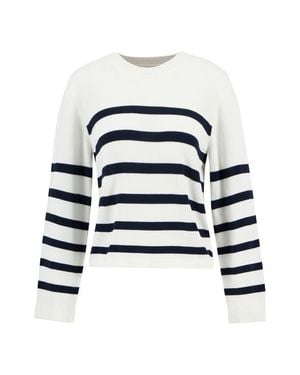 Barbour Fern Stripe Sweater - White