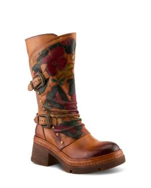 Spring Step Coolvibes Platform Boot - Brown