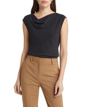 M.M.LaFleur The Nora Eco Soft Wave Crepe Top - Blue