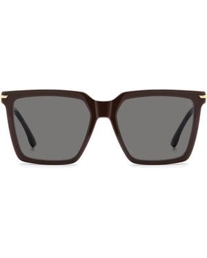 Victoria Beckham 56Mm Square Sunglasses - Gray