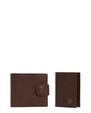 Barbour Padbury Leather Gift Set - Brown
