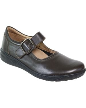 David Tate Pace Leather Mary Jane - Black