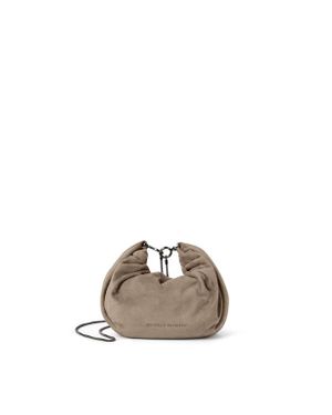 Brunello Cucinelli Hobo Brioche Bag in Green | Lyst