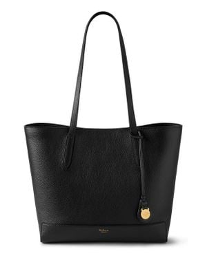 Mulberry Leather East/West Shopper Tote - Black