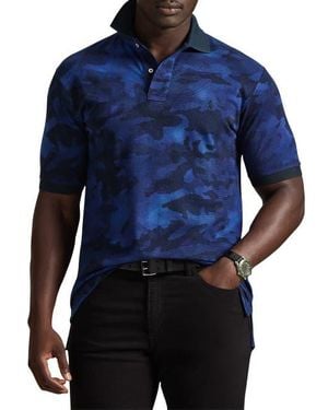 Polo Ralph Lauren Big & Tall Animated Mesh Polo Shirt - Blue