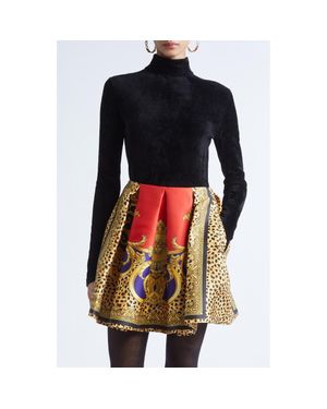 Versace Compact Chenille Sweater - Black