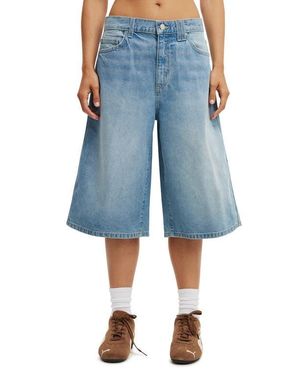 Cotton On 91 Baggy Denim Jort - Blue