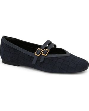 Reiss Eliza Mary Jane Flat - Blue