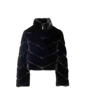 Generation Love Brianna Faux Fur Jacket - Black