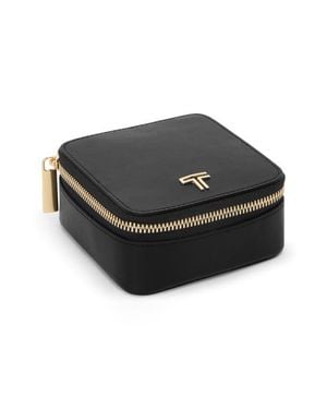 Tumi Leather Jewelry Case - Black