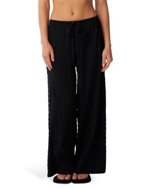 Rip Curl Islands Texture Cover-Up Pants - Black
