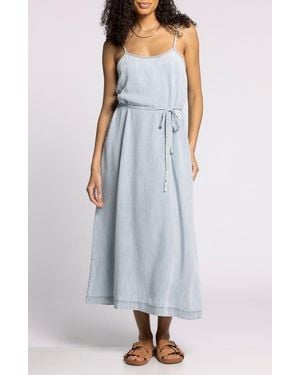 Thread & Supply Lyra Chambray Maxi Dress - Blue