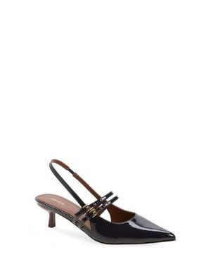 Reiss Isla Pointed Toe Slingback Sandal - White