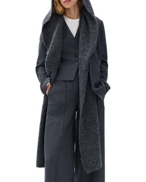 Rag & Bone Jordyn Hooded Scarf - Black