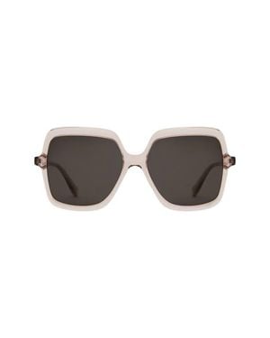 Mohala Eyewear Kilikina Polarized Contourbridge Square Sunglasses - Brown