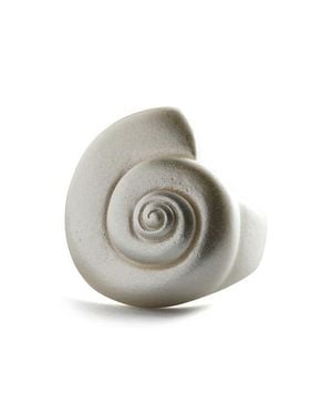BaubleBar Marina Shell Statement Ring - White