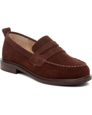 Kelsi Dagger Brooklyn Lens Penny Loafer - Brown