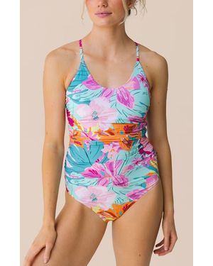 Nanis Ruched One Piece - Blue