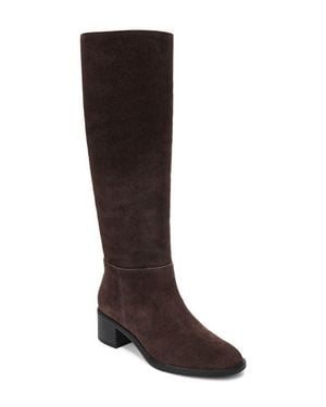 Vince Pace Knee High Leather Boot - Brown