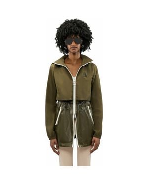 Alpenhaus Valmenier Raincoat With Retractable Hood - Green