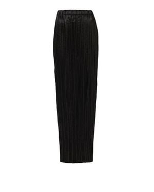 eem Fitted Plisse Skirt - Black
