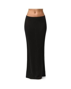 Naked Wardrobe Knit Maxi Skirt - Black