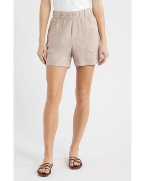 Wit & Wisdom Skyrise Patch Pocket Shorts - Natural