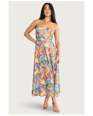 Baltic Born Solana Strapless Midi Dress - White
