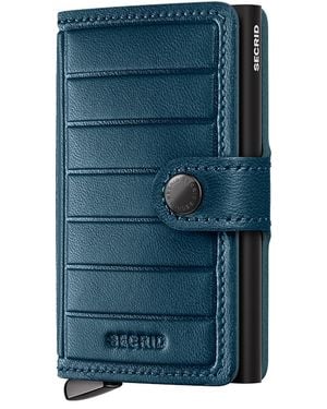 Secrid Premium Miniwallet+ Emboss Lines - Blue