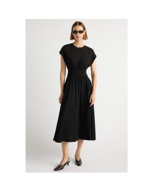 MODERN CITIZEN Prima Jersey Midi Dress - Black