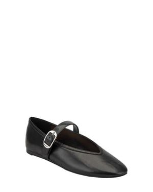 Marc Fisher Godea Mary Jane Flat - Black