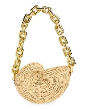 Poolside The Anna Conch Handbag - Metallic