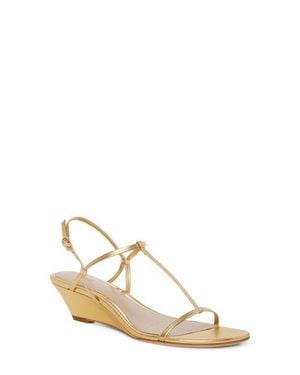 PAIGE Daryn Slingback Wedge Sandal - Natural
