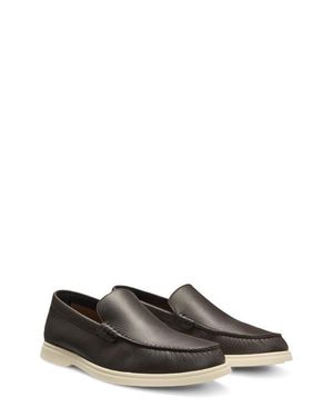 BOSS Sienne Slip On Moc Toe Loafers in Black for Men | Lyst display picture 1